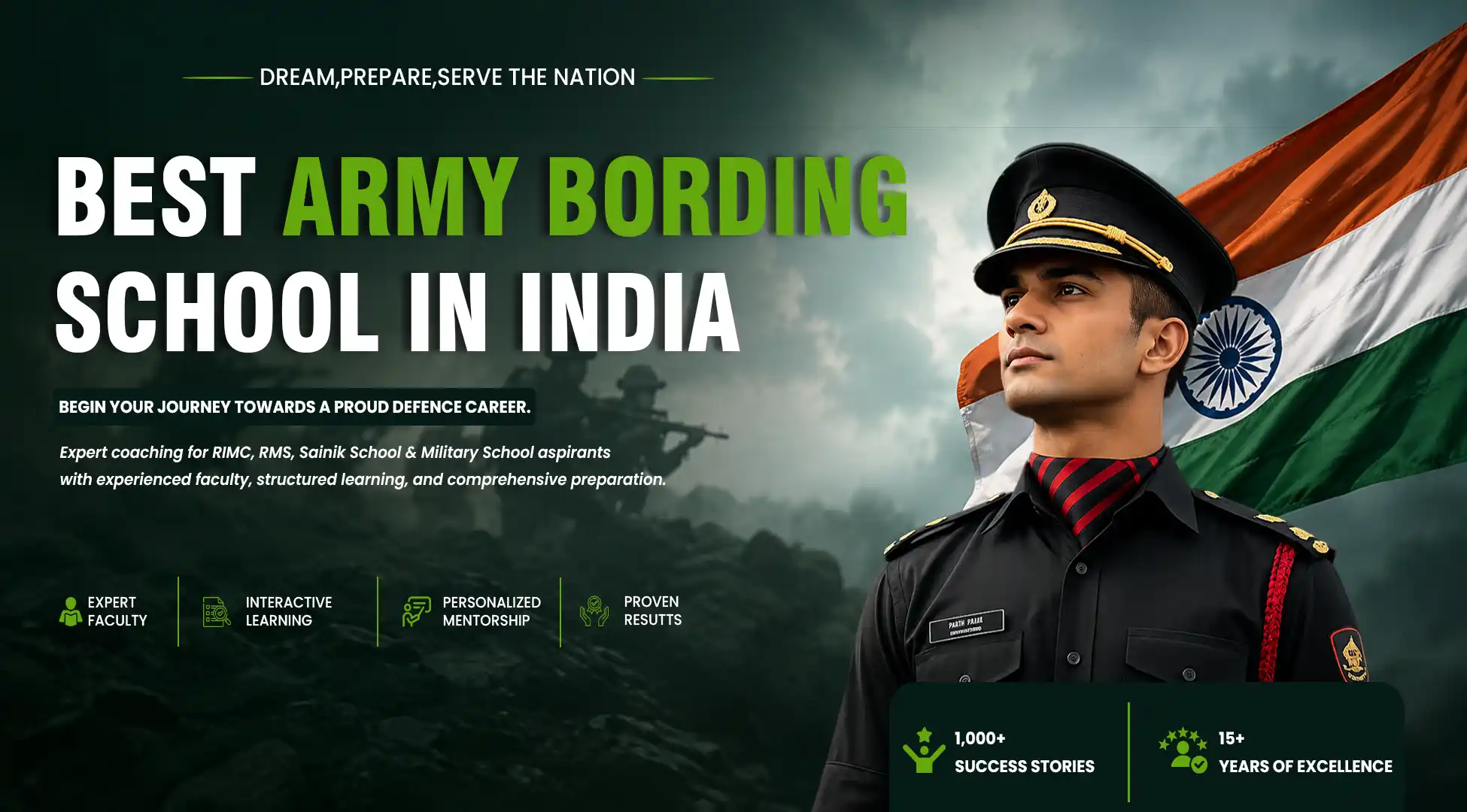 best army boarding school in India