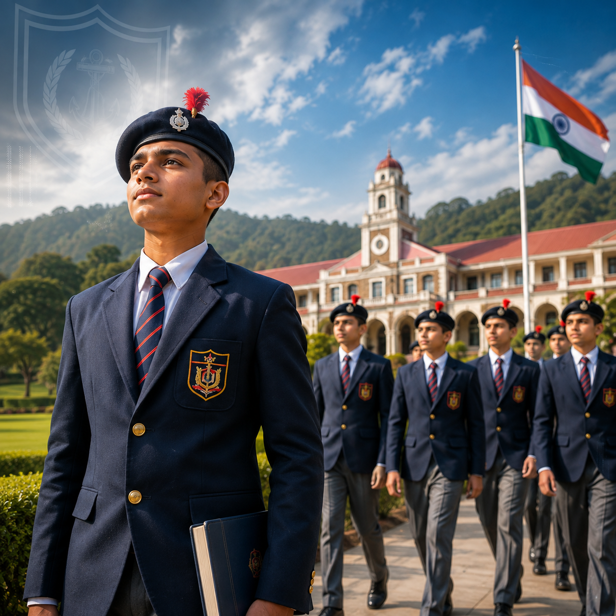 students of Sainik school - Defence Academy in Dehradun